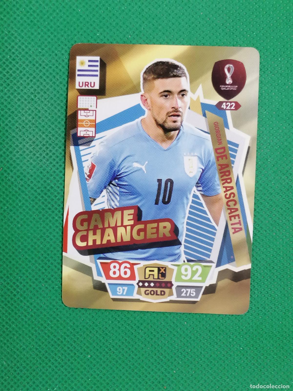 Fu&szlig;ball-Sticker: GIORGIAN DE ARRASCAETA URUGUAY ⚽ WORLD FOOTBALL STARS QATAR CARD FANCARD ⚽