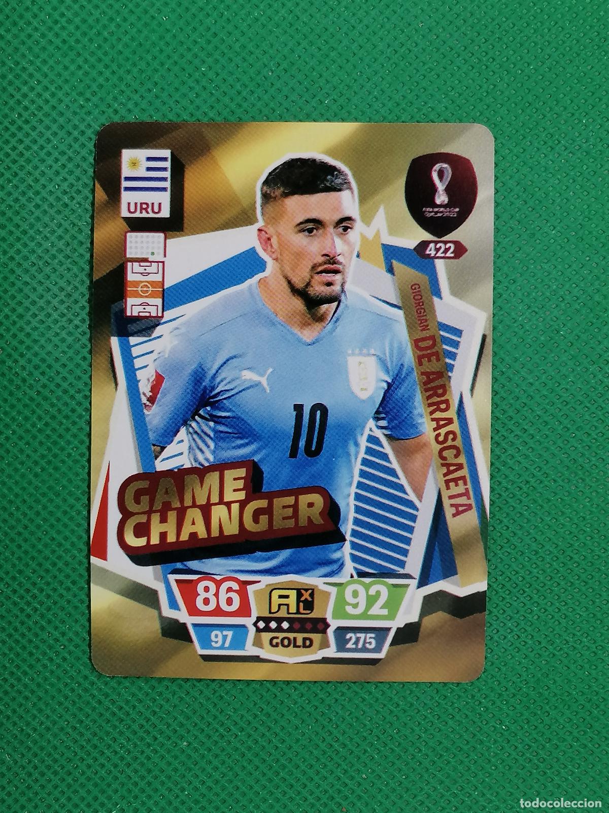 Fu&szlig;ball-Sticker: GIORGIAN DE ARRASCAETA URUGUAY ⚽ WORLD FOOTBALL STARS QATAR CARD FANCARD ⚽