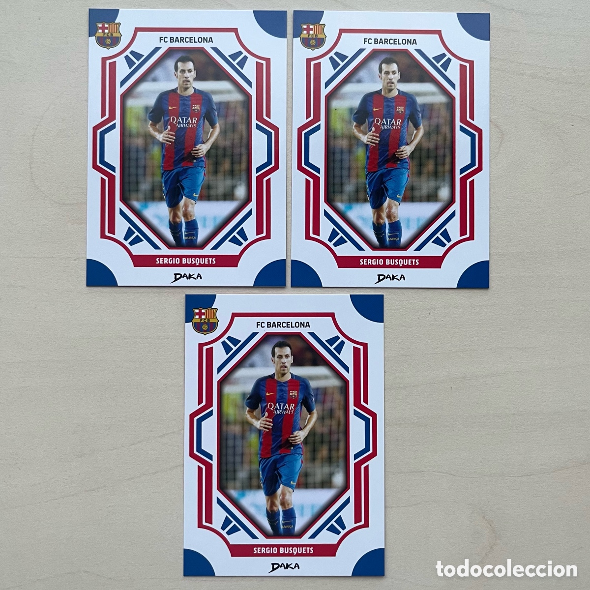 Cromos de Futebol: Lote 3 Busquets Daka FC Barcelona 2025-26