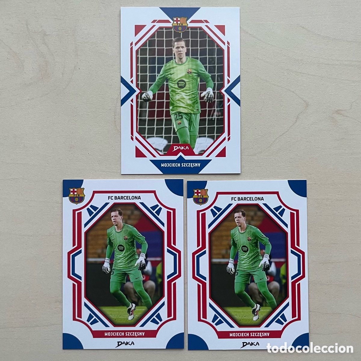 Cromos de f&uacute;tbol: Lote 3 Szczesny Daka FC Barcelona 2025-26