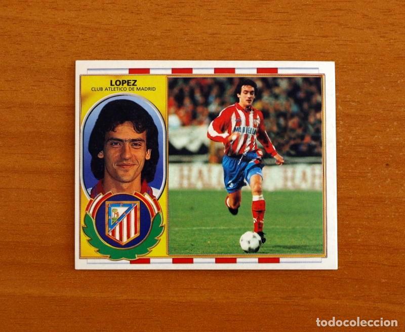 Fu&szlig;ball-Sticker: Atl&eacute;tico de Madrid - L&oacute;pez - Ediciones Este Liga 1996-1997, 96-97 - Nunca pegado