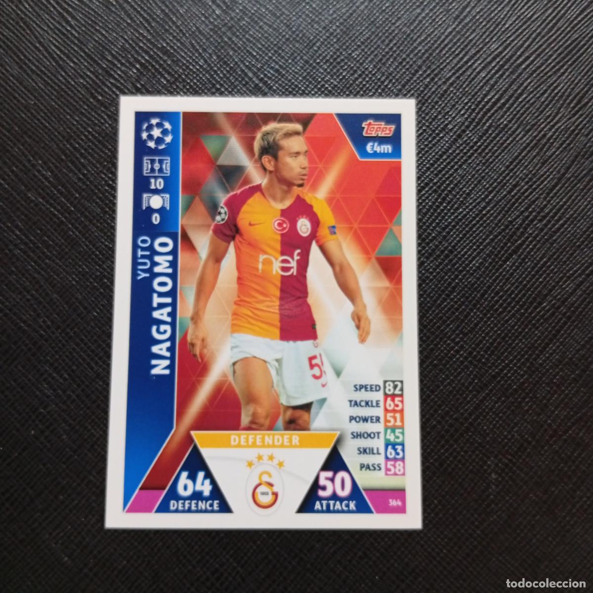 Cromos de f&uacute;tbol: 364 NAGATOMO GALATASARAY TOPPS MATCH ATTAX 2018 2019 FUTBOL 18 19 CROMO - (MD98/99-1) PG8