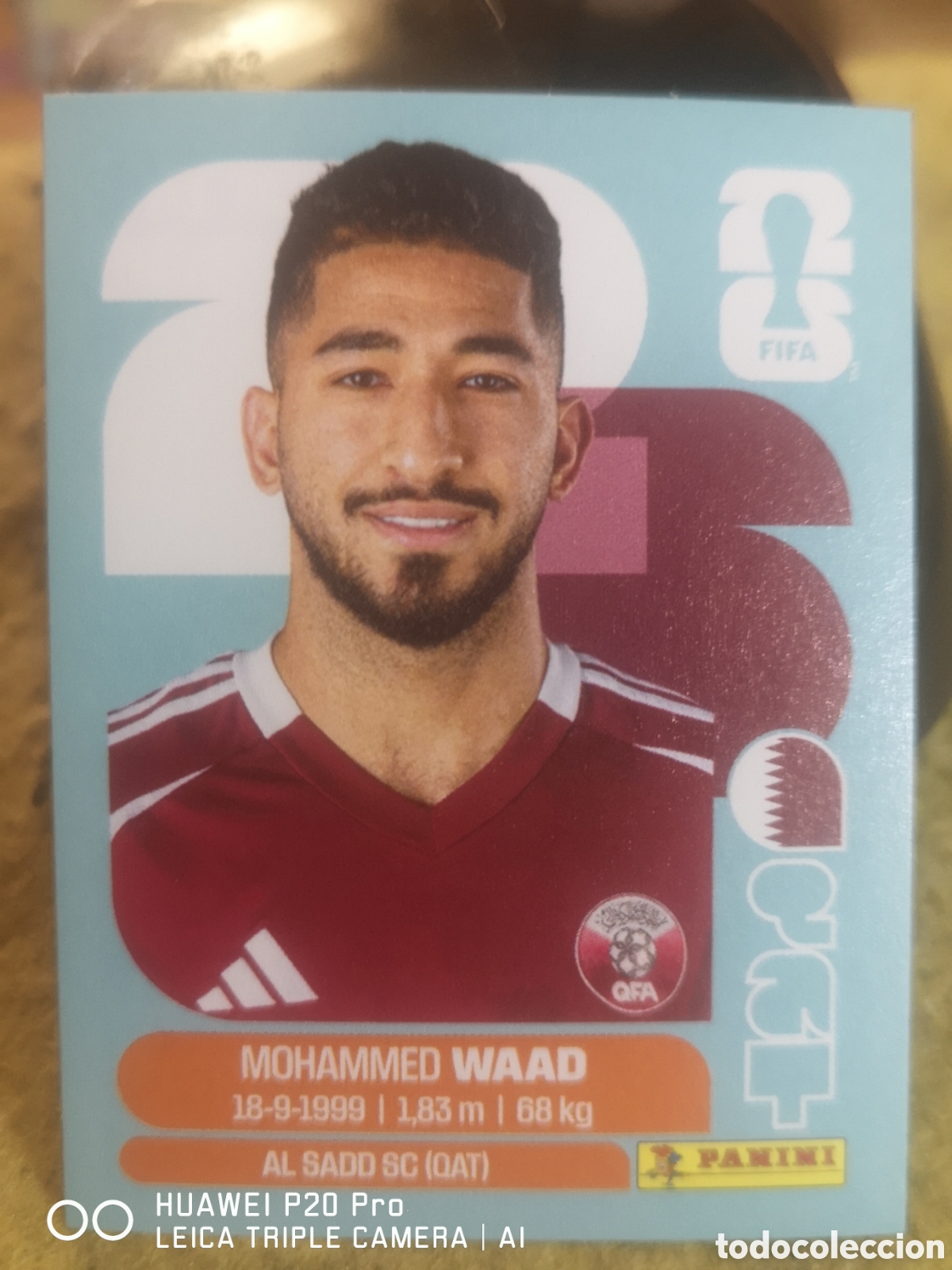 Cromos de f&uacute;tbol: FIFA WORLD CUP MUNDIAL 2026 WAAD - QAT 14