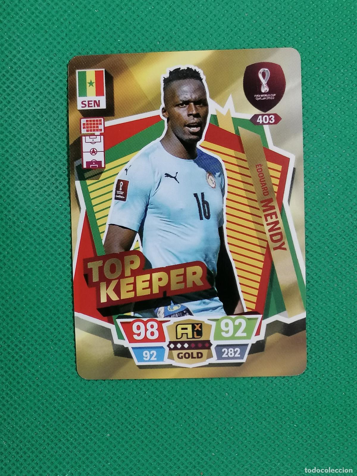 Fu&szlig;ball-Sticker: EDOUARD MENDY SENEGAL ⚽ WORLD FOOTBALL STARS QATAR CARD FANCARD ⚽