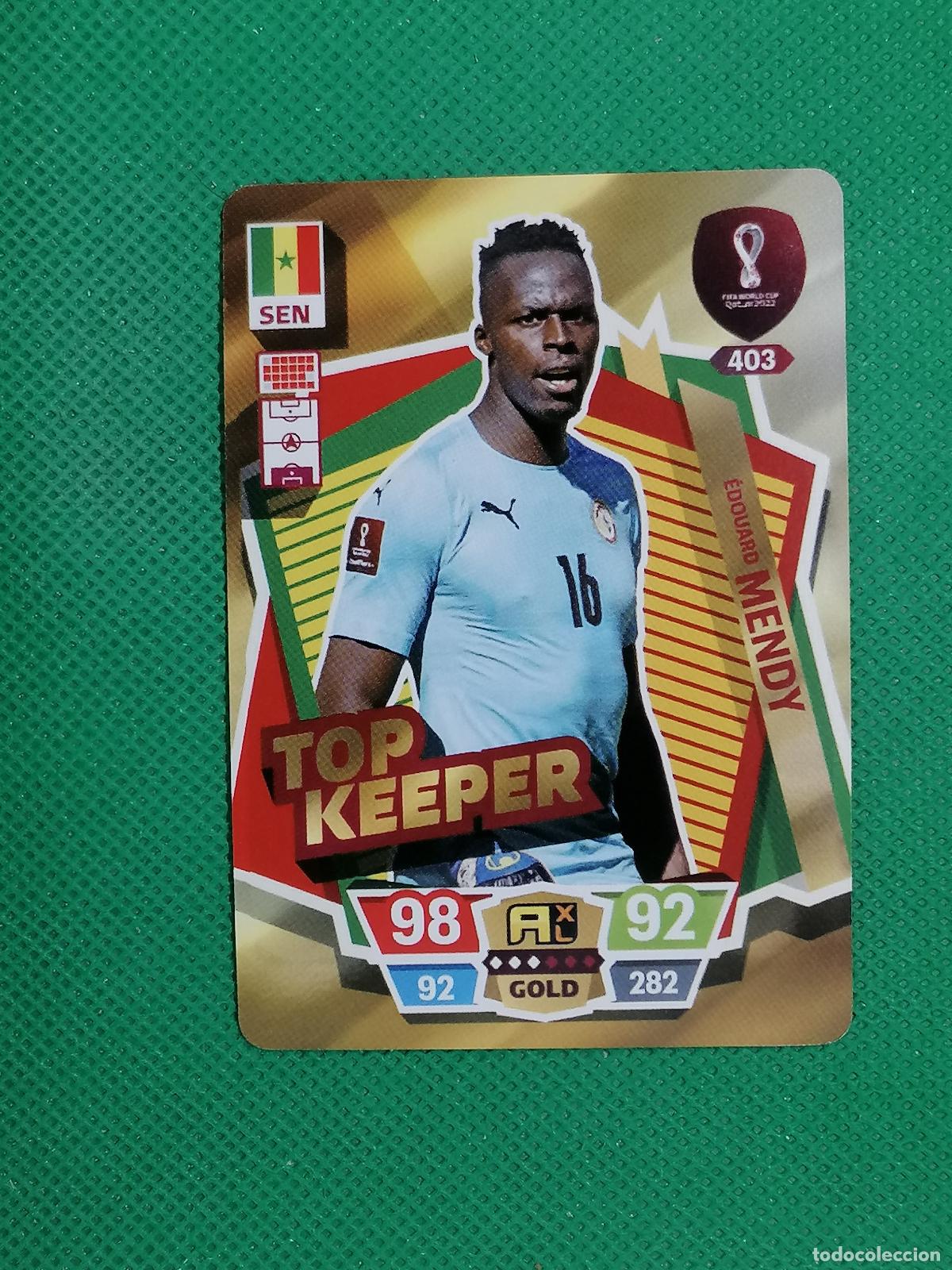 Fu&szlig;ball-Sticker: EDOUARD MENDY SENEGAL ⚽ WORLD FOOTBALL STARS QATAR CARD FANCARD ⚽