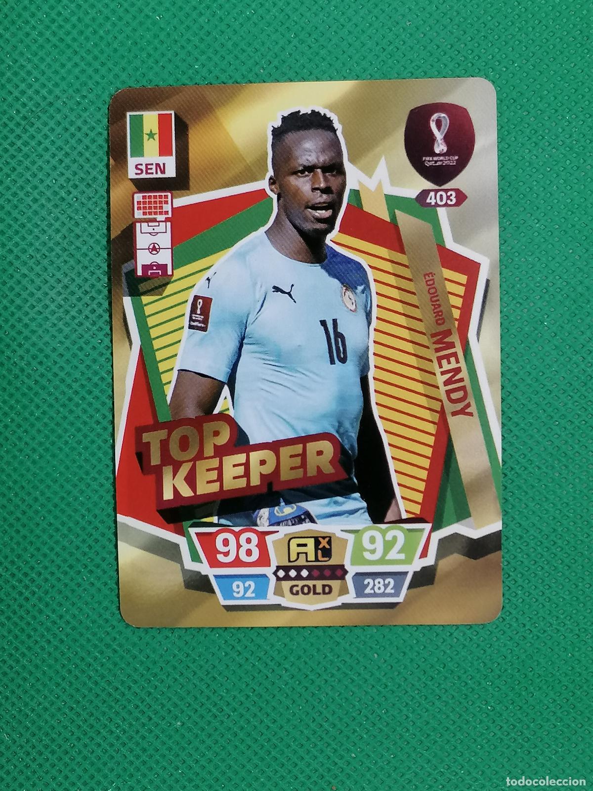 Fu&szlig;ball-Sticker: EDOUARD MENDY SENEGAL ⚽ WORLD FOOTBALL STARS QATAR CARD FANCARD ⚽