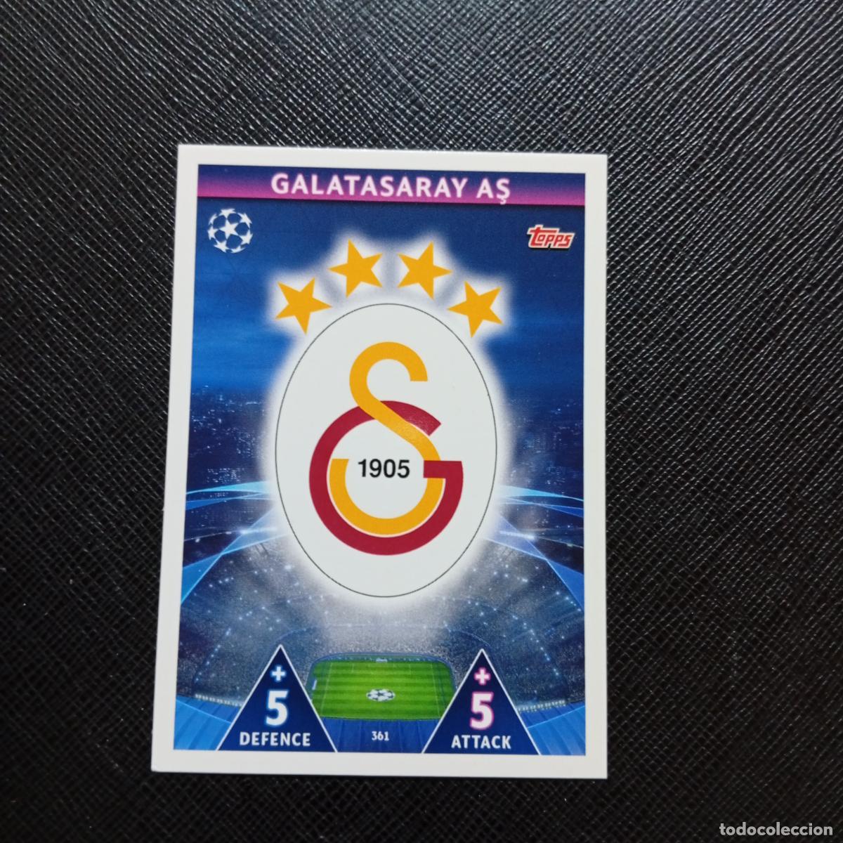 Fu&szlig;ball-Sticker: 361 ESCUDO GALATASARAY TOPPS MATCH ATTAX 2018 2019 FUTBOL 18 19 CROMO - (MD98/99-1) PG8