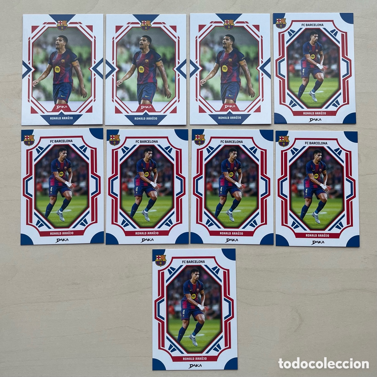 Cromos de f&uacute;tbol: Lote 9 Ara&uacute;jo Daka FC Barcelona 2025-26