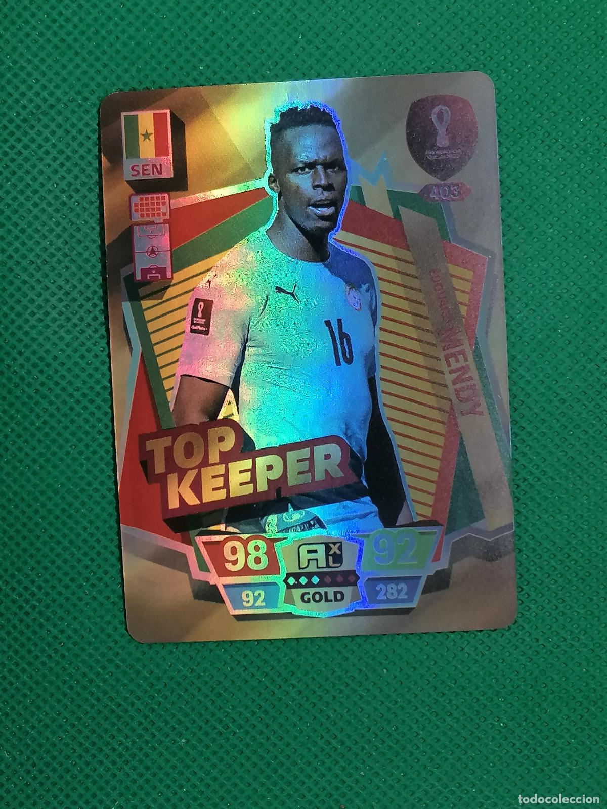 Cartes &agrave; collectionner de Football: EDOUARD MENDY SENEGAL BRILLANTE ⚽ WORLD FOOTBALL STARS QATAR CARD FANCARD ⚽