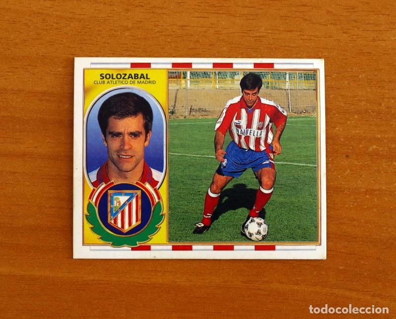 Cromos de f&uacute;tbol: Atletico Madrid - Soloz&aacute;bal - Ediciones Este Liga 1996-1997, 96-97 - Nunca pegado