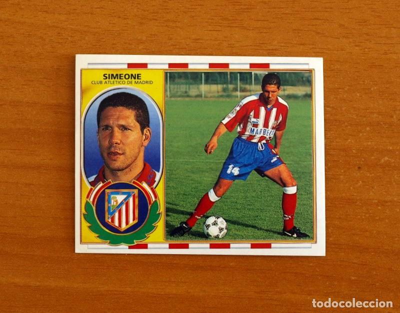 Cromos de f&uacute;tbol: Atletico Madrid - Simeone - Ediciones Este Liga 1996-1997, 96-97 - Nunca Pegado