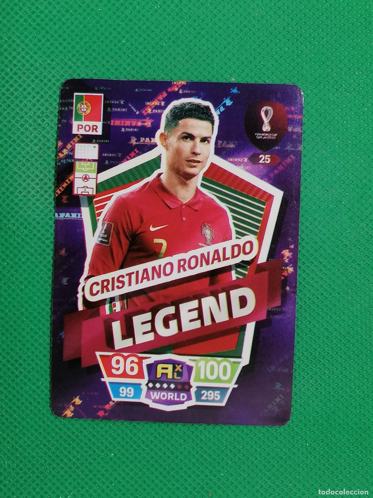 Cromos de f&uacute;tbol: CRISTIANO RONALDO PORTUGAL ⚽ WORLD FOOTBALL STARS QATAR CARD FANCARD ⚽