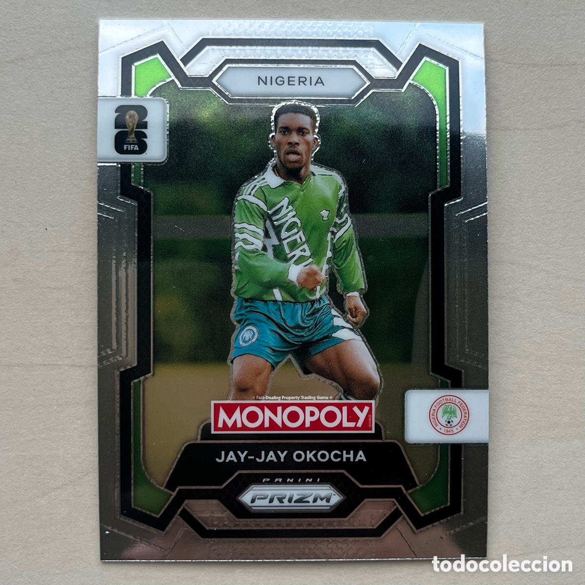 Cromos de f&uacute;tbol: Okocha Prizm Monopoly Mundial 2026 - Nigeria