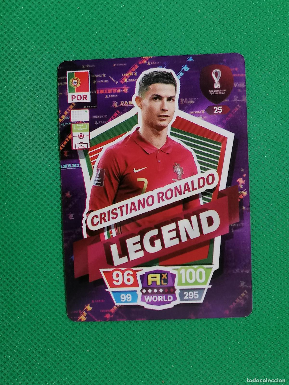Cromos de f&uacute;tbol: CRISTIANO RONALDO PORTUGAL ⚽ WORLD FOOTBALL STARS QATAR CARD FANCARD ⚽