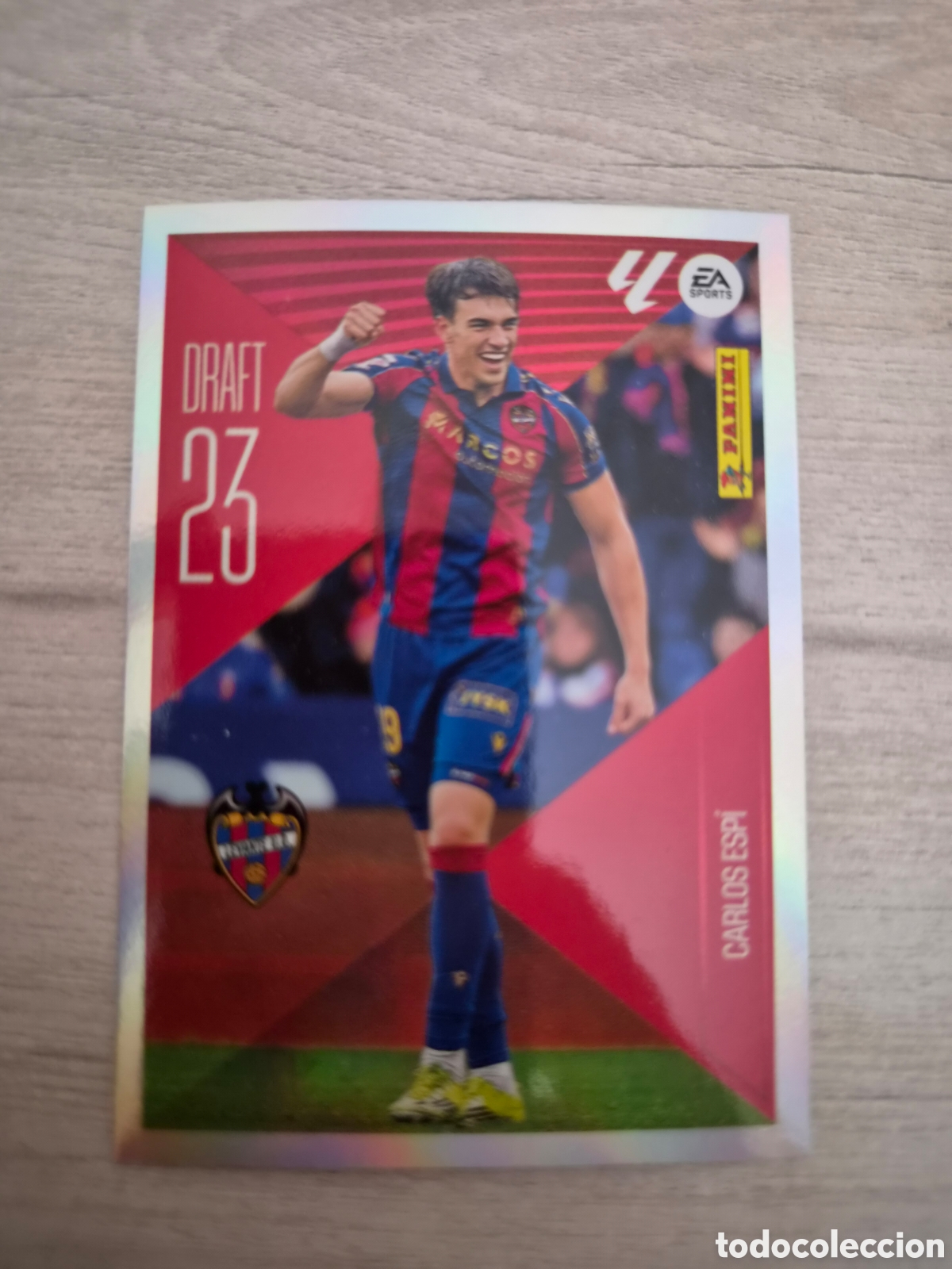 Cromos de f&uacute;tbol: N&deg;4 Draft Carlos Espi Liga Este 26/27
