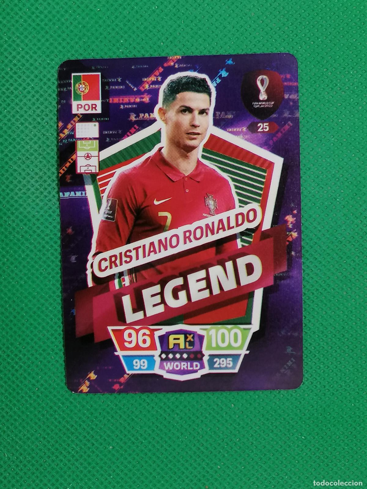 Cromos de f&uacute;tbol: CRISTIANO RONALDO PORTUGAL ⚽ WORLD FOOTBALL STARS QATAR CARD FANCARD ⚽