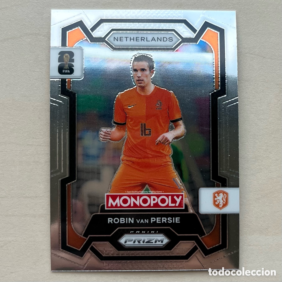 Cromos de f&uacute;tbol: Van Persie Prizm Monopoly Mundial 2026 - Holanda