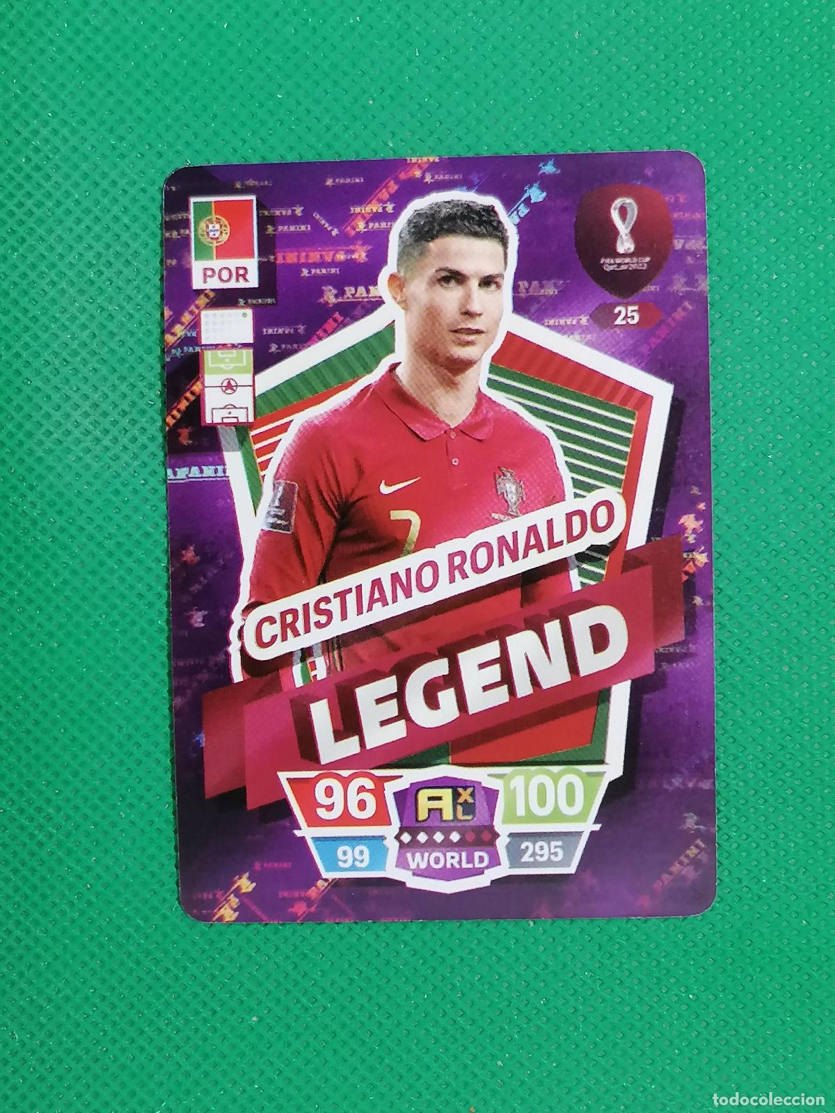 Cromos de f&uacute;tbol: CRISTIANO RONALDO PORTUGAL ⚽ WORLD FOOTBALL STARS QATAR CARD FANCARD ⚽
