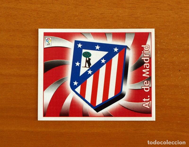 Cromos de f&uacute;tbol: Atl&eacute;tico Madrid - Escudo - Ediciones Este Liga 2004-2005, 04-05 - Nunca Pegado