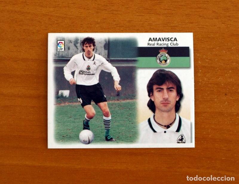 Cromos de f&uacute;tbol: Racing de Santander - Amavisca - Ediciones Este Liga 1999-2000, 99-00 - Nunca pegado