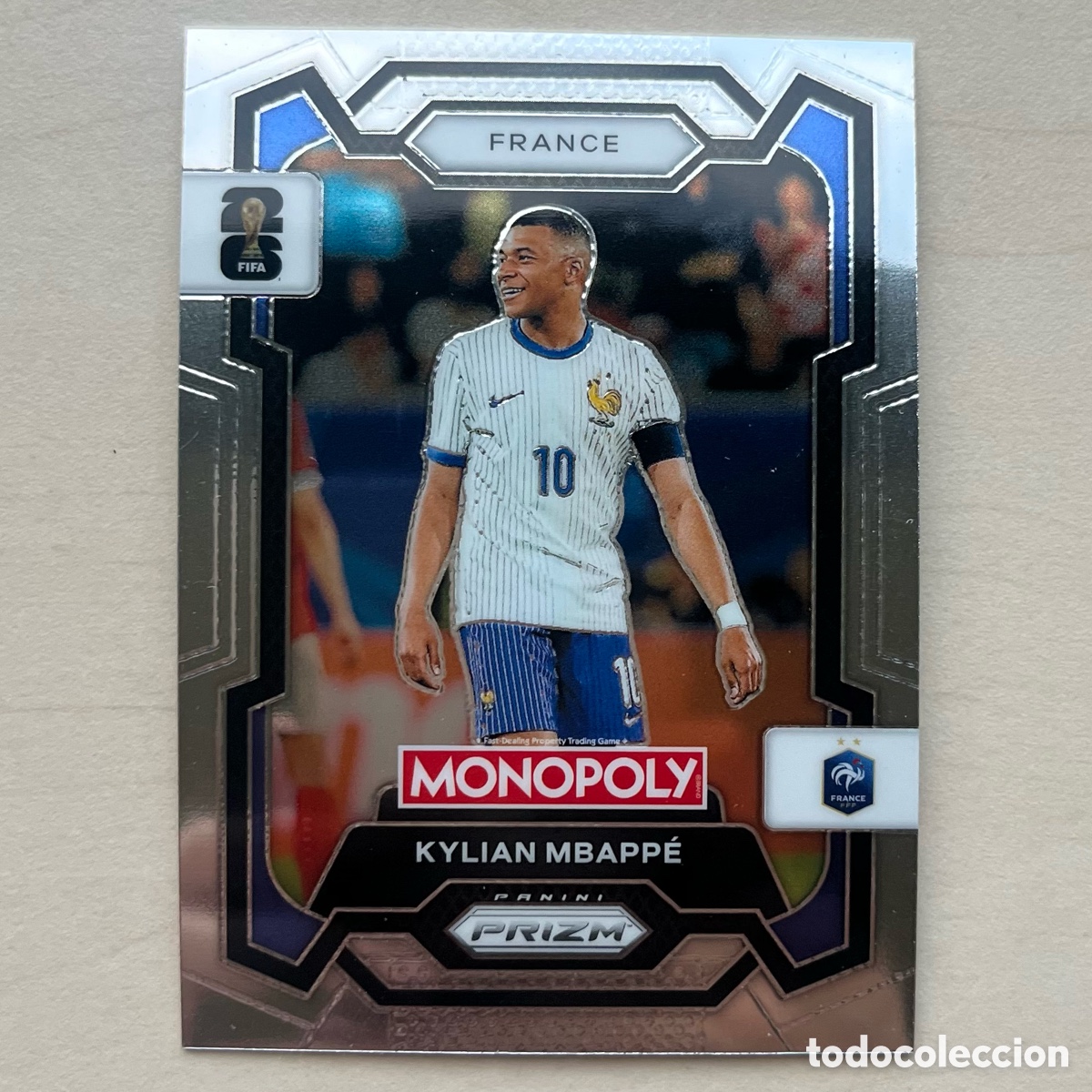 Cartes &agrave; collectionner de Football: Mbapp&eacute; Prizm Monopoly Mundial 2026 - Francia