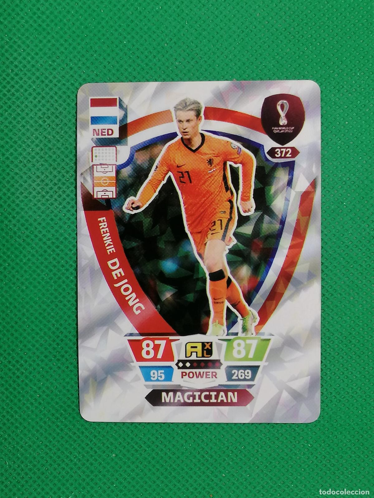 Cromos de f&uacute;tbol: FRENKIE DE JONG HOLANDA ⚽ WORLD FOOTBALL STARS QATAR CARD FANCARD ⚽