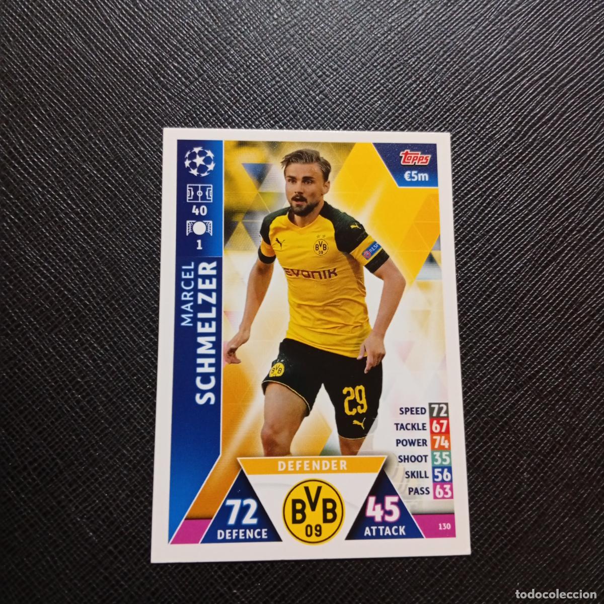 Cromos de f&uacute;tbol: 130 SCHMELZER BORUSSIA DORTMUND TOPPS MATCH ATTAX 2018 2019 FUTBOL 18 19 CROMO - (MD98/99-1) PG14