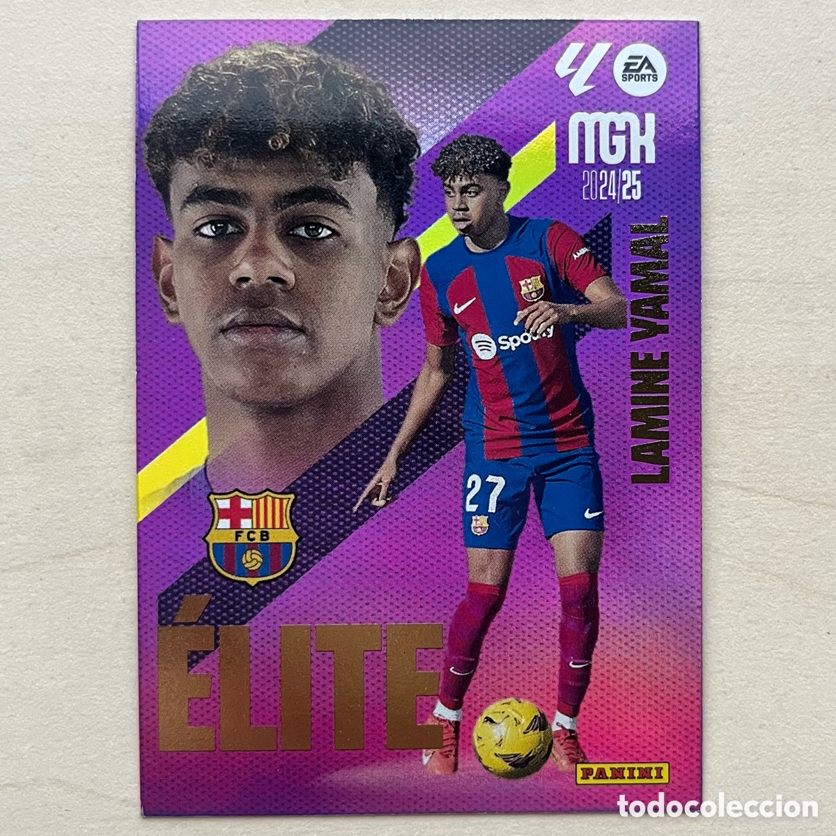 Cromos de f&uacute;tbol: Lamine Yamal Elite Megacracks 2024-25 - FC Barcelona