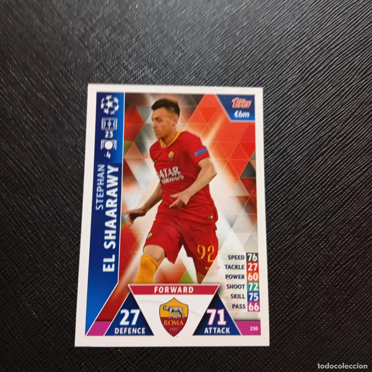 Figurine di Calcio: 250 EL SHAARAWY ROMA TOPPS MATCH ATTAX 2018 2019 FUTBOL 18 19 CROMO - (MD98/99-1) PG15