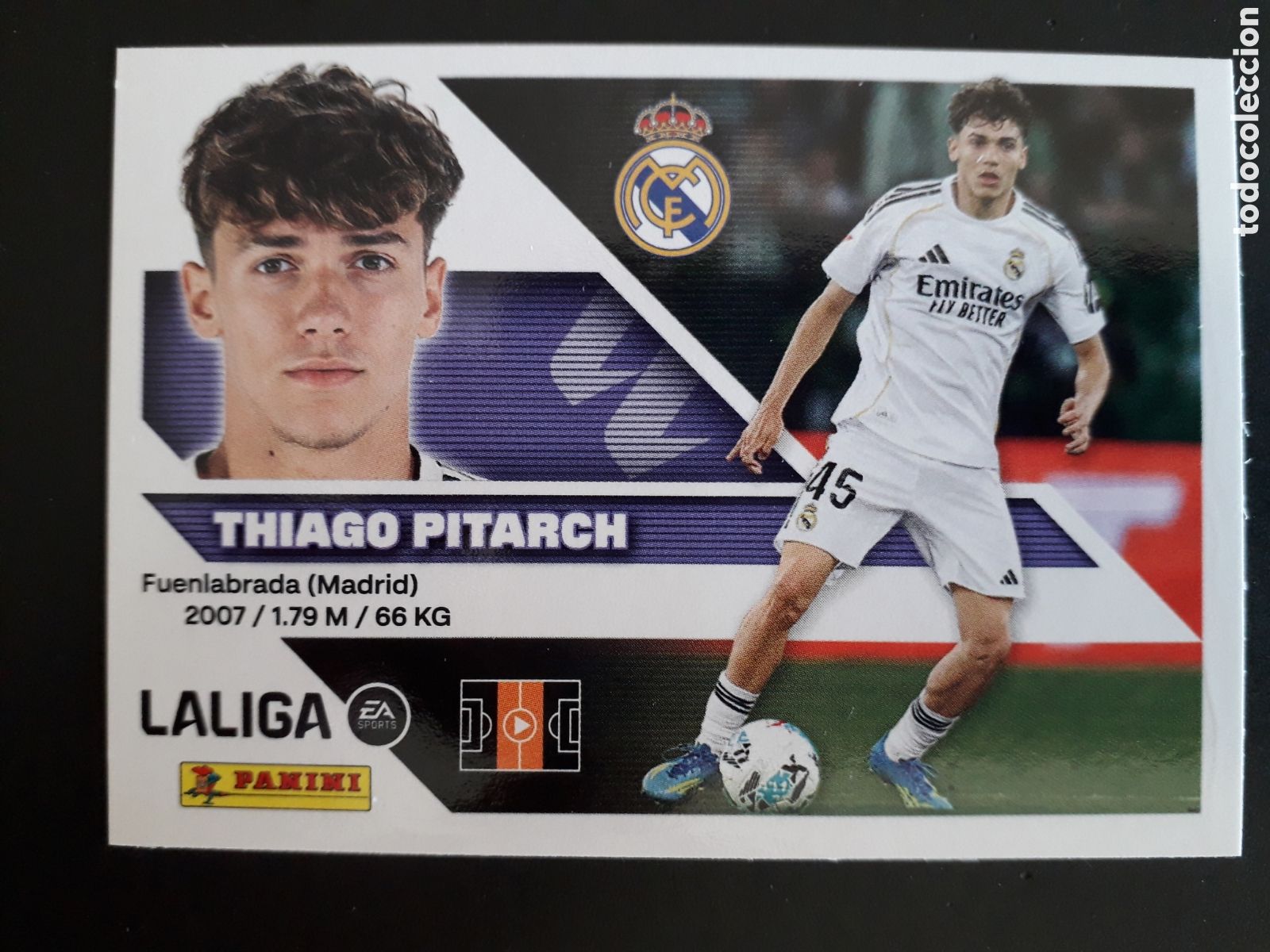 Figurine di Calcio: THIAGO PITARCH REAL MADRID N&deg; 15B ED ESTE 2026 2027 26 27 SIN PEGAR PEDIDO M&Iacute;NIMO 3&euro;