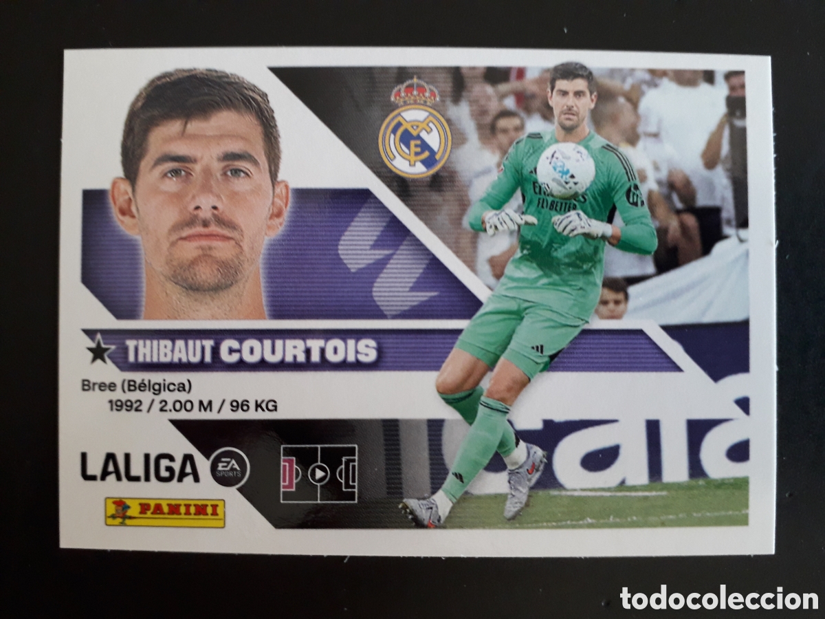 Cartes &agrave; collectionner de Football: COURTOIS REAL MADRID N&deg; 3 ED ESTE 2026 2027 26 27 SIN PEGAR PEDIDO M&Iacute;NIMO 3&euro;