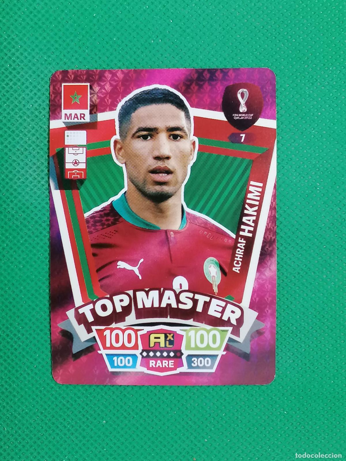Cartes &agrave; collectionner de Football: ACHRAF HAKIMI MARRUECOS ⚽ WORLD FOOTBALL STARS QATAR CARD FANCARD ⚽