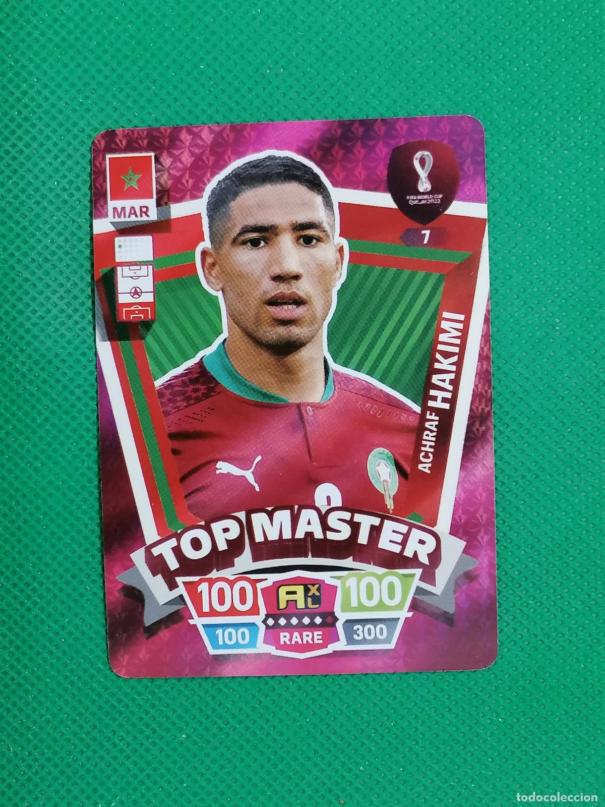 Cartes &agrave; collectionner de Football: ACHRAF HAKIMI MARRUECOS ⚽ WORLD FOOTBALL STARS QATAR CARD FANCARD ⚽