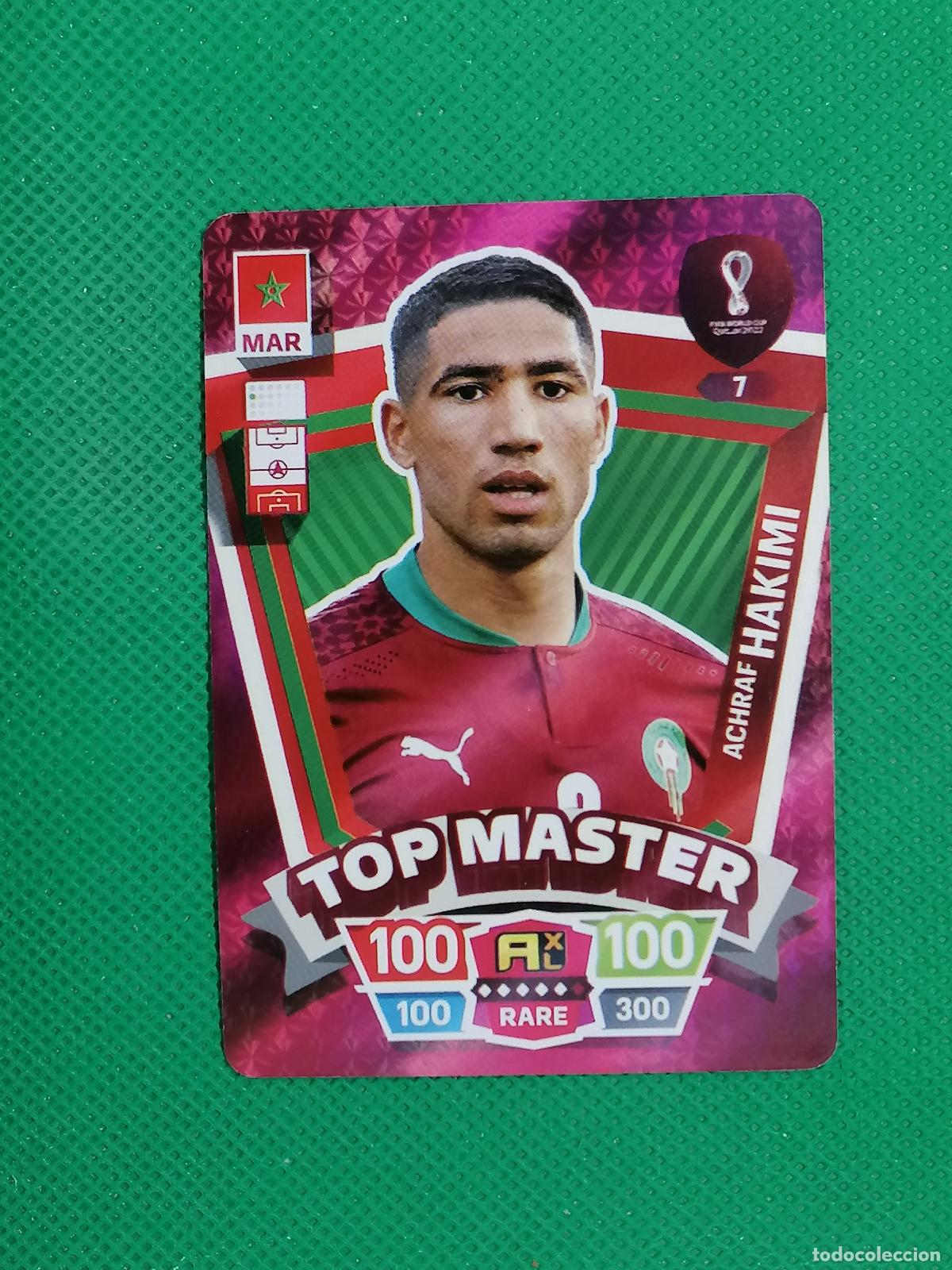 Cartes &agrave; collectionner de Football: ACHRAF HAKIMI MARRUECOS ⚽ WORLD FOOTBALL STARS QATAR CARD FANCARD ⚽
