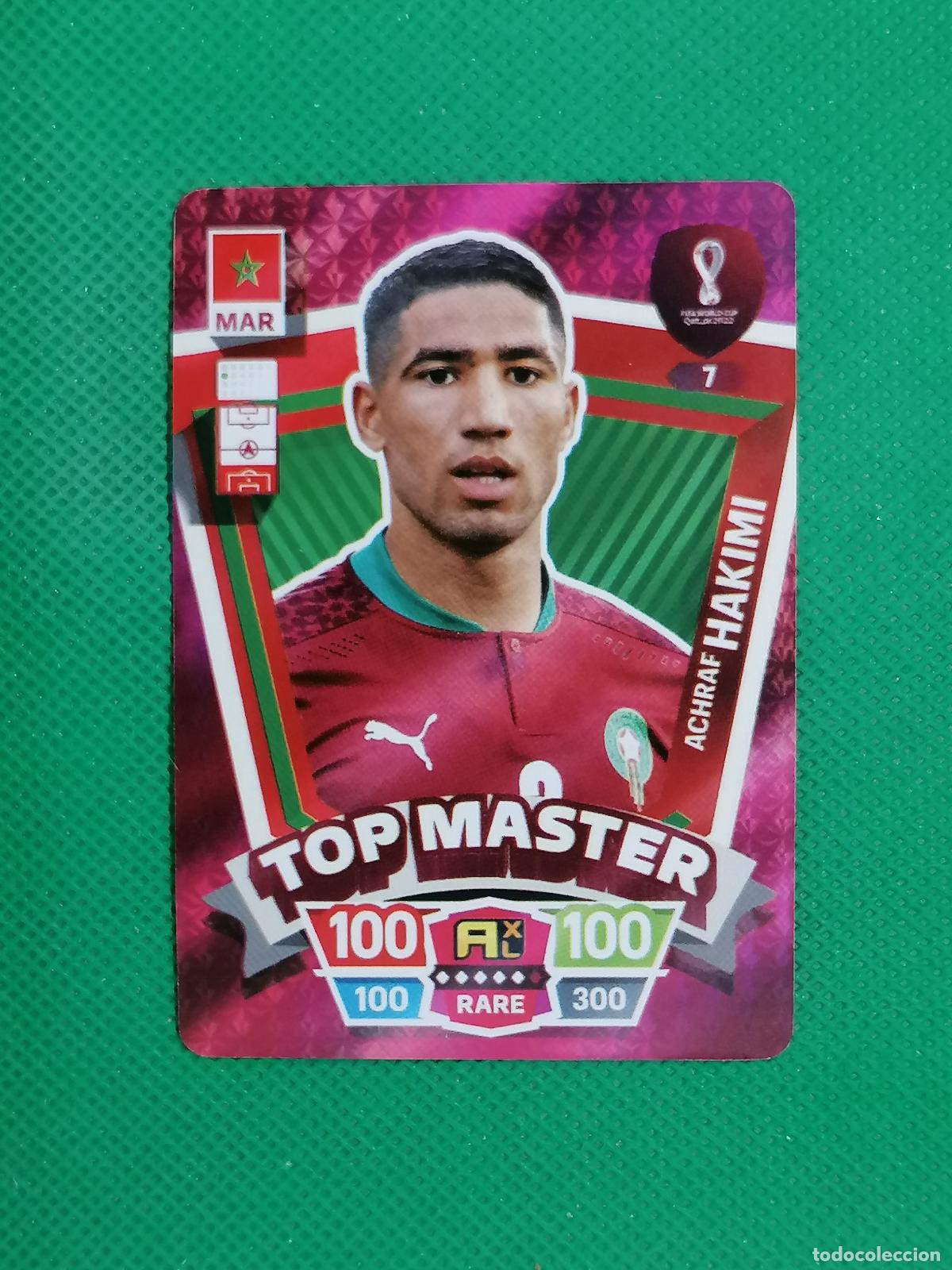 Cartes &agrave; collectionner de Football: ACHRAF HAKIMI MARRUECOS ⚽ WORLD FOOTBALL STARS QATAR CARD FANCARD ⚽