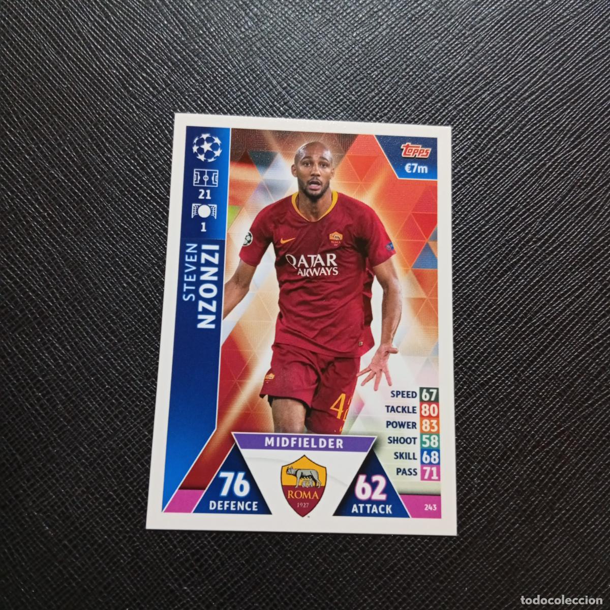 Cartes &agrave; collectionner de Football: 243 NZONZI ROMA TOPPS MATCH ATTAX 2018 2019 FUTBOL 18 19 CROMO - (MD98/99-1) PG17