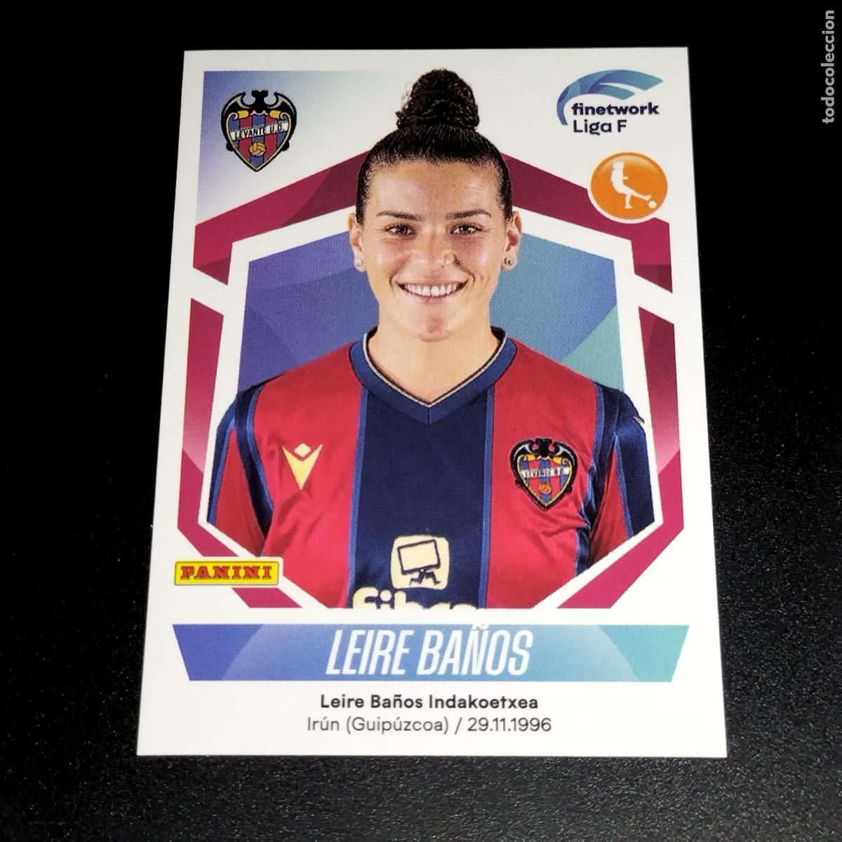 Cromos de f&uacute;tbol: N&ordm; 197 LEIRE BA&Ntilde;OS LEVANTE UD CROMOS FINETWORK LIGA F FEMENINA PANINI 2022 2023 22 23