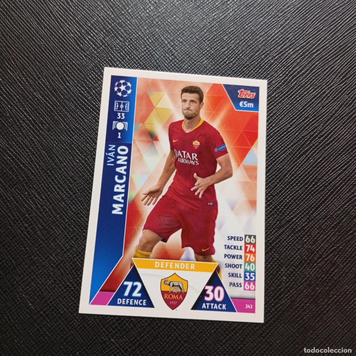 Cromos de f&uacute;tbol: 242 MARCANO ROMA TOPPS MATCH ATTAX 2018 2019 FUTBOL 18 19 CROMO - (MD98/99-1) PG17