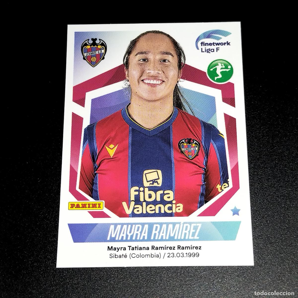 Cartes &agrave; collectionner de Football: N&ordm; 202 MAYRA RAMIREZ LEVANTE UD CROMOS FINETWORK LIGA F FEMENINA PANINI 2022 2023 22 23