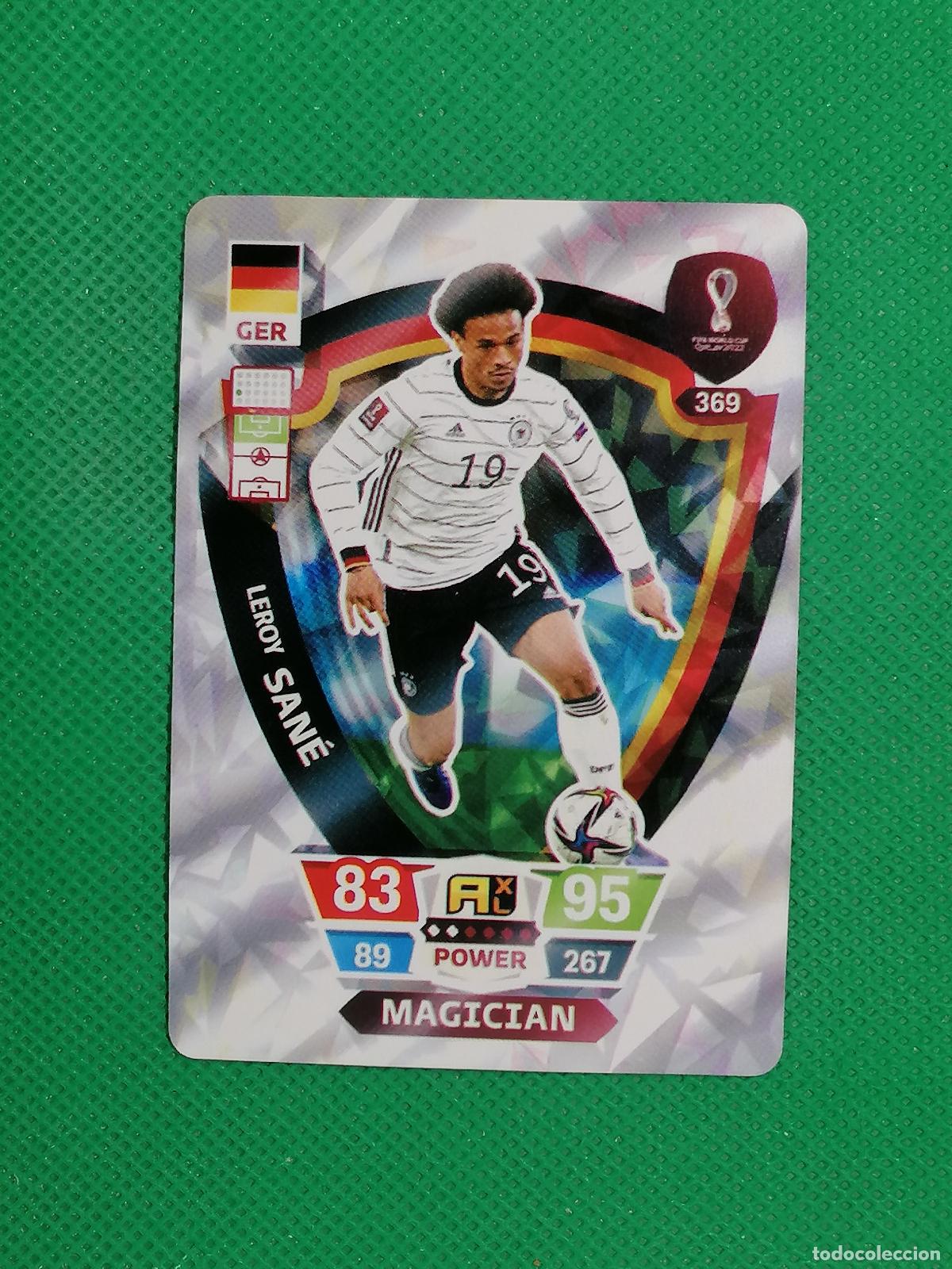 Cartes &agrave; collectionner de Football: LEROY SANE ALEMANIA ⚽ WORLD FOOTBALL STARS QATAR CARD FANCARD ⚽