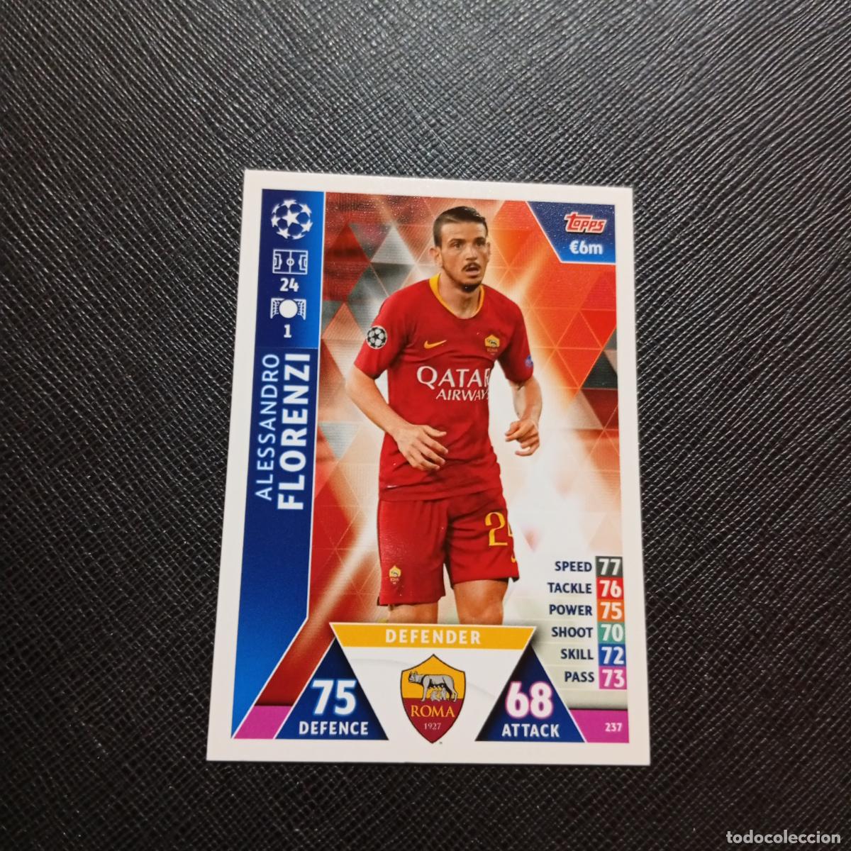 Cartes &agrave; collectionner de Football: 237 FLORENZI ROMA TOPPS MATCH ATTAX 2018 2019 FUTBOL 18 19 CROMO - (MD98/99-1) PG19