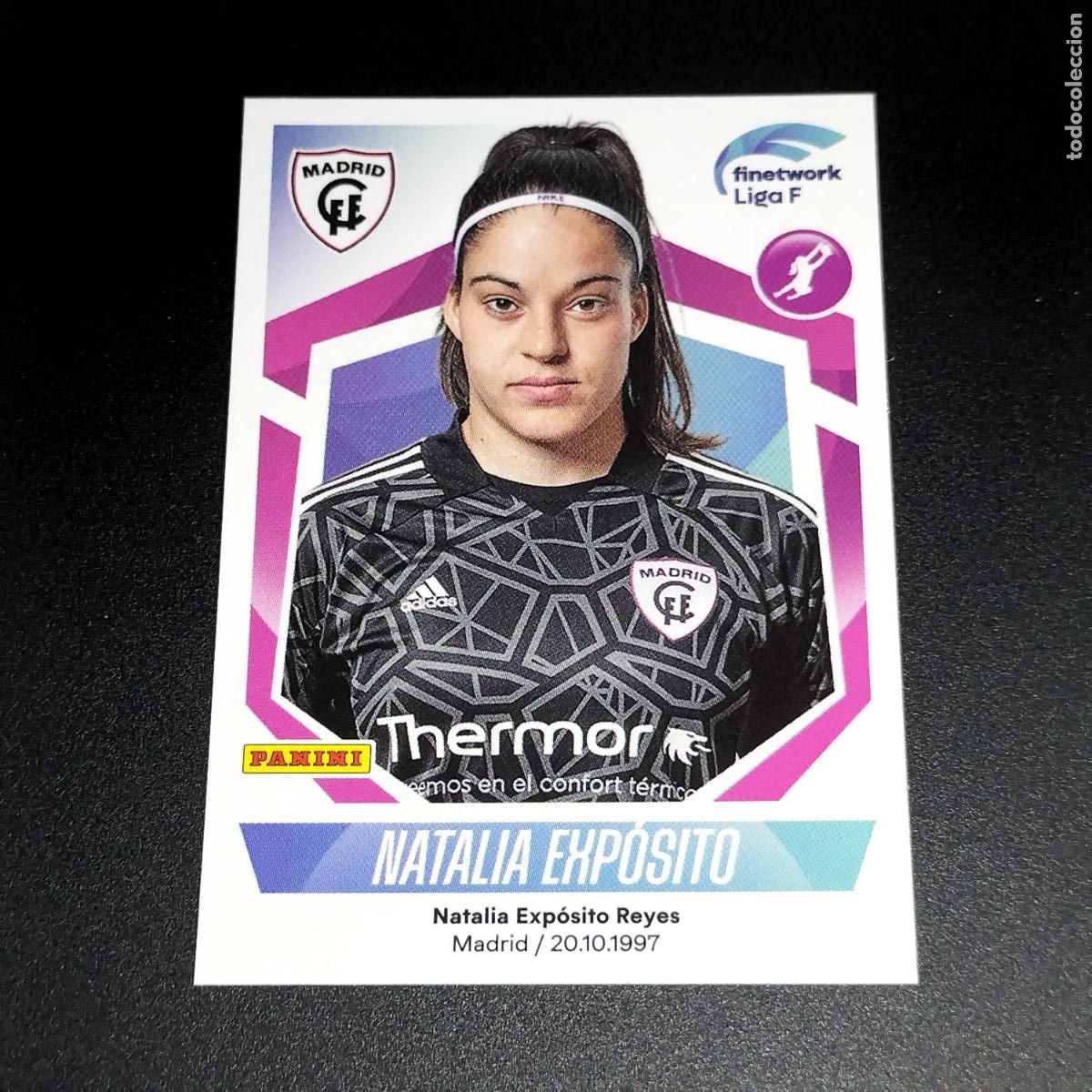 Cartes &agrave; collectionner de Football: N&ordm; 205 NATALIA EXPOSITO CFF MADRID CROMOS FINETWORK LIGA F FEMENINA PANINI 2022 2023 22 23