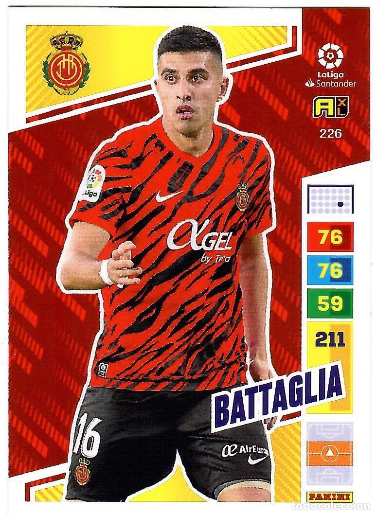 Cartes &agrave; collectionner de Football: Battaglia (Mallorca), n&ordm; 226: Cromo del album de futbol Adrenalyn 2022-23