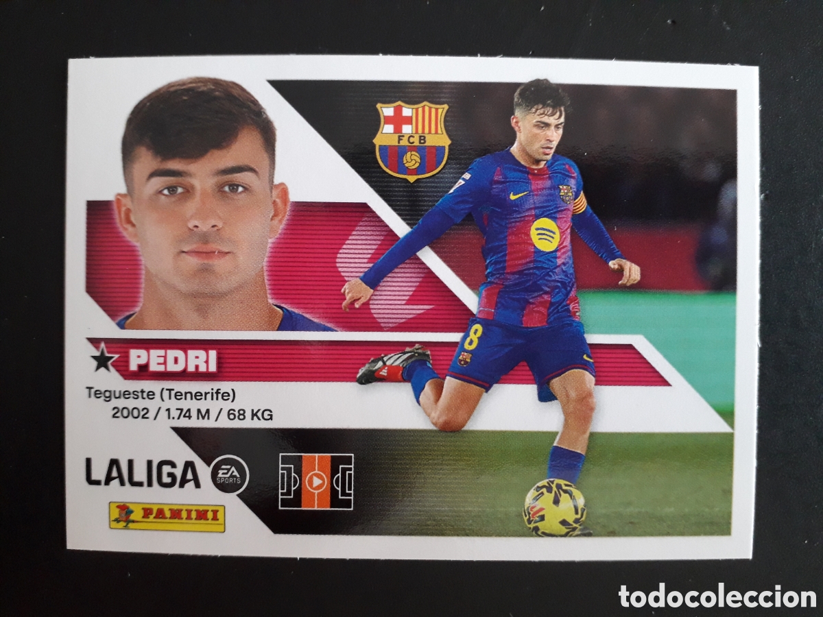 Cromos de f&uacute;tbol: PEDRI FC BARCELONA N&deg; 15 ED ESTE 2026 2027 26 27 SIN PEGAR PEDIDO M&Iacute;NIMO 3&euro;