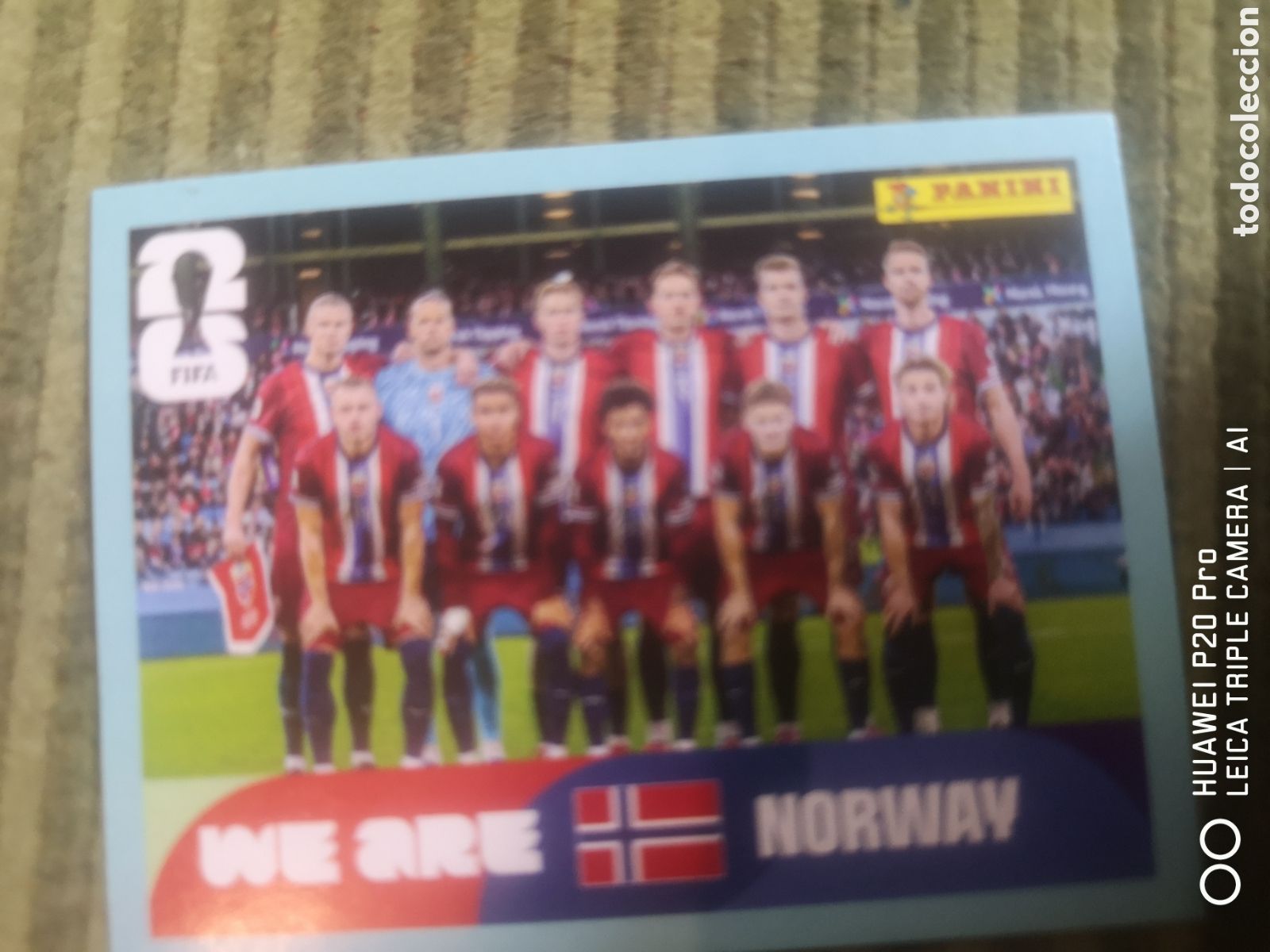Cromos de Futebol: FIFA WORLD CUP MUNDIAL 2026 ALINEACI&Oacute;N NORUEGA - NOR 13