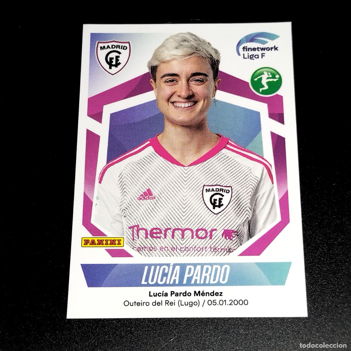 Figurine di Calcio: N&ordm; 218 LUCIA PARDO CFF MADRID CROMOS FINETWORK LIGA F FEMENINA PANINI 2022 2023 22 23