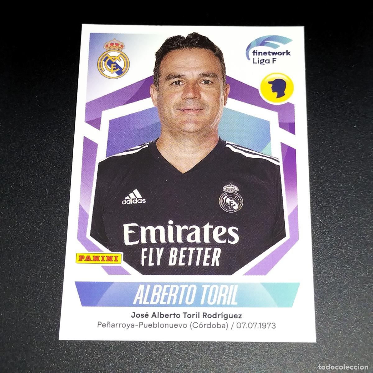 Cartes &agrave; collectionner de Football: N&ordm; 220 ALBERTO TORIL REAL MADRID CROMOS FINETWORK LIGA F FEMENINA PANINI 2022 2023 22 23