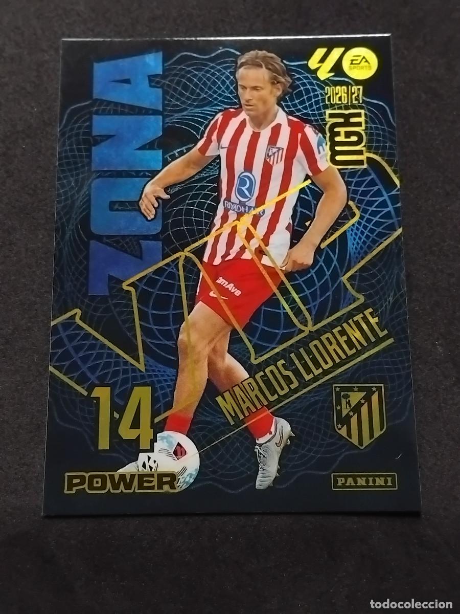 Cromos de f&uacute;tbol: MARCOS LLORENTE ZONA VIP POWER 401P ATL&Eacute;TICO MADRID - LALIGA PANINI MGK MEGACRACKS 2026-27 2026 2027