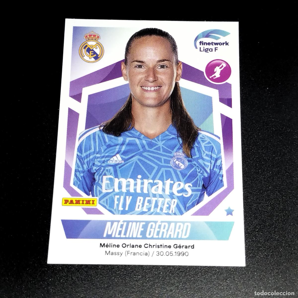 Cromos de f&uacute;tbol: N&ordm; 222 MELINE GERARD REAL MADRID CROMOS FINETWORK LIGA F FEMENINA PANINI 2022 2023 22 23
