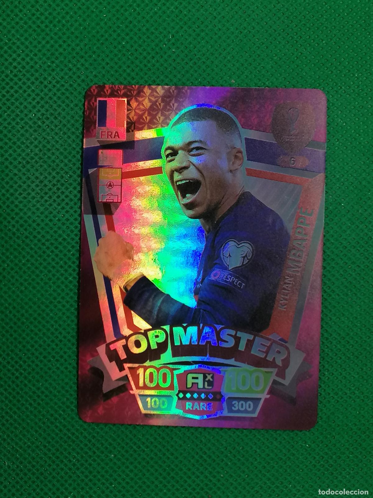 Cromos de f&uacute;tbol: KYLIAN MBAPPE FRANCIA BRILLANTE ⚽ WORLD FOOTBALL STARS QATAR CARD FANCARD ⚽